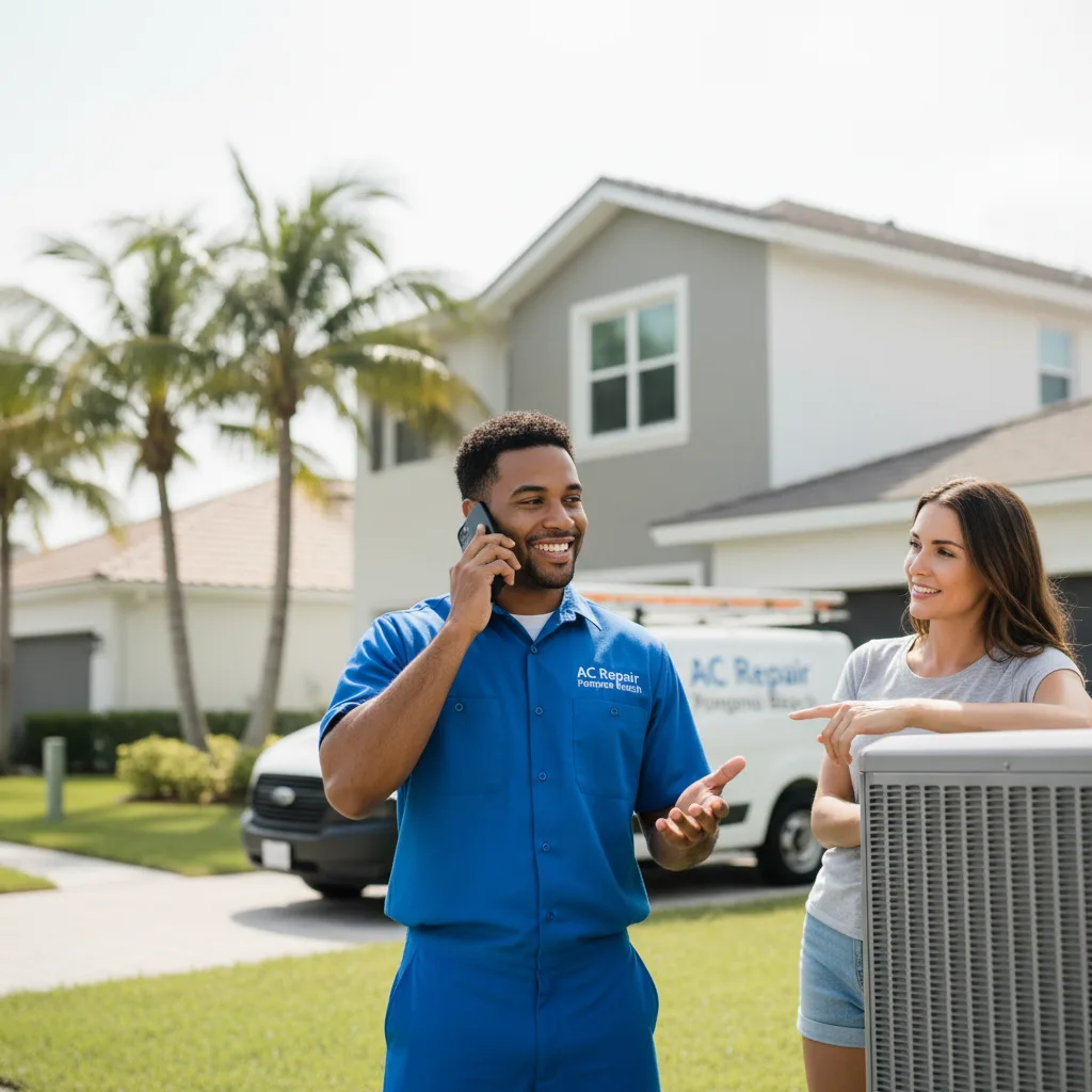 AC Repair Pompano Beach customer support in Midway City